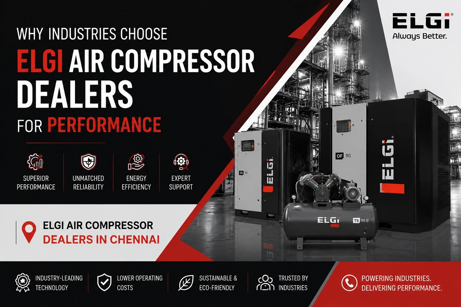 Air Compressor Accessory Dealers in Chennai